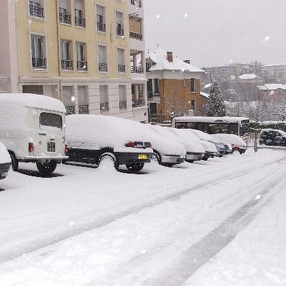 Lyon sous la neige