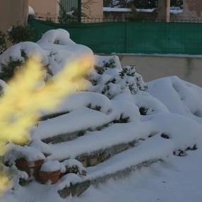 Pujaut sous la neige - 