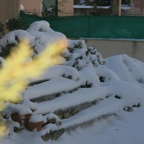 Pujaut sous la neige - 